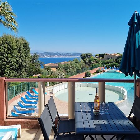 Théoule-sur-Mer Magnifique Vue Mer Et Piscine - Les Cles De L Esterel מראה חיצוני תמונה